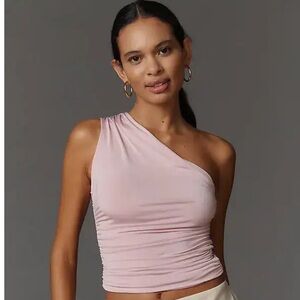 NWT ✨ By Anthropologie One-Shoulder Fitted Top
